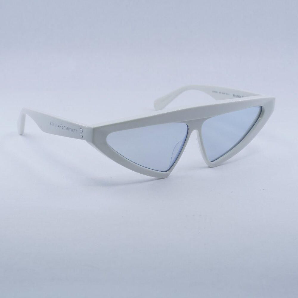 Stella McCartney SC40045I 25C Sunglasses - White Frame, Silver Lenses